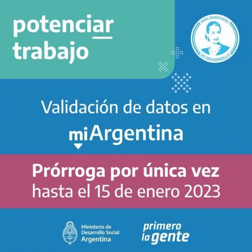 Ministerio de Desarrollo Social de la Nación está con Leonardo Moyano y Victoria Tolosa Paz.