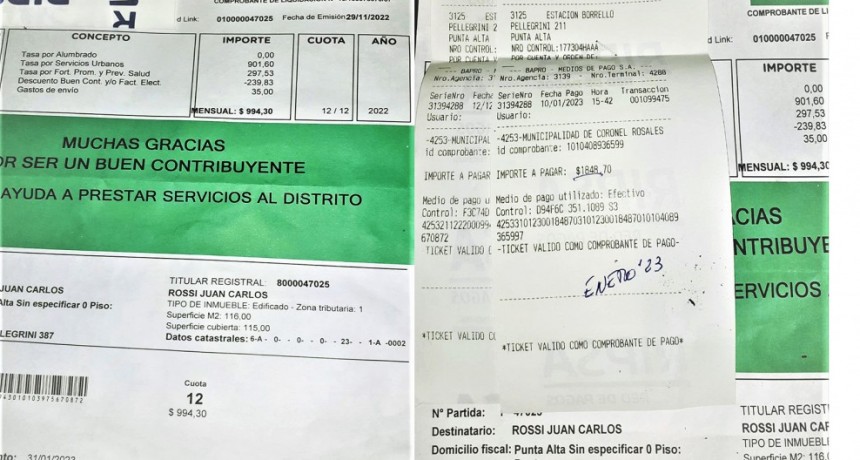 ME SIENTO TOTALMENTE ENGAÑADA CON EL AUMENTO DE LOS IMPUESTOS EN ROSALES