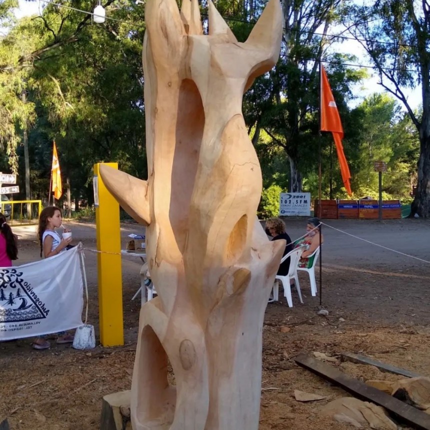 Encuentro Bienal Nacional de Escultura “Tallando Identidad” Pehuenco 2024