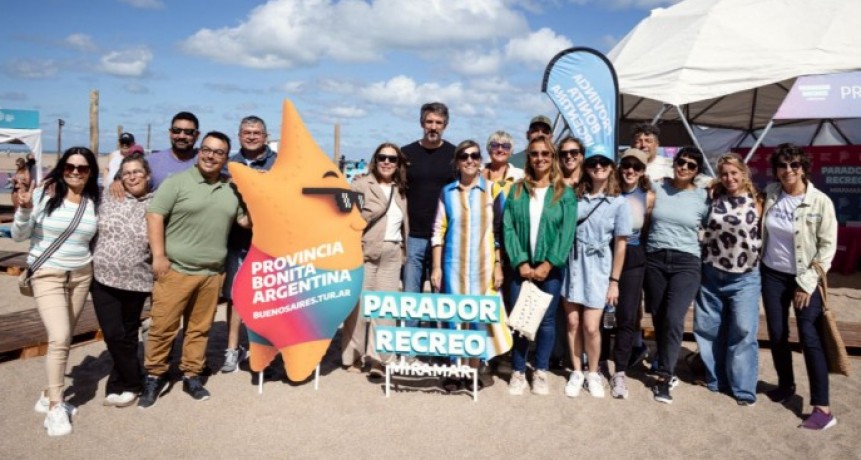 La Provincia inauguró los paradores ReCreo en Miramar y Villa Gesell