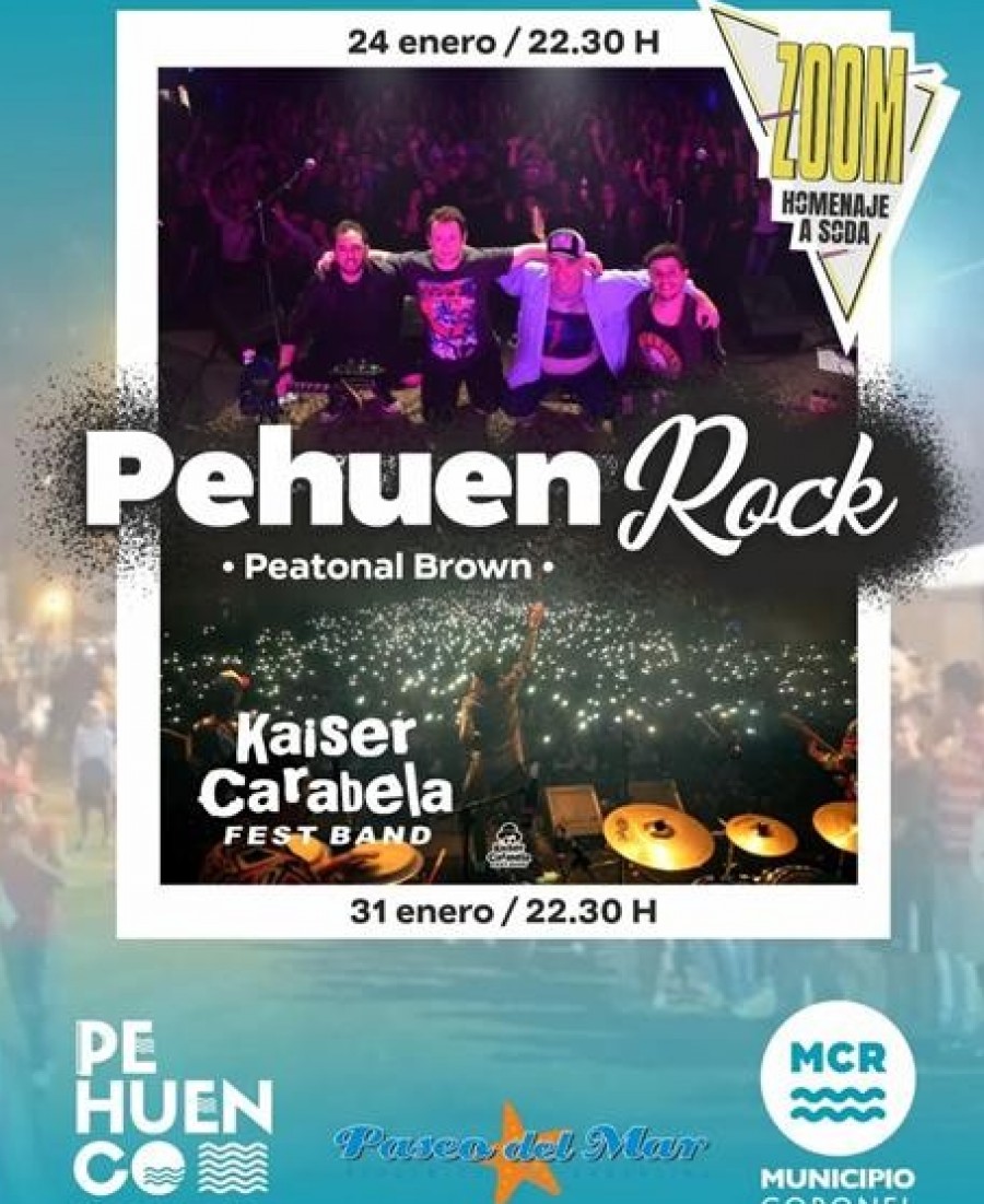 Pehuen Co vibra al ritmo del Pehuen Rock este verano