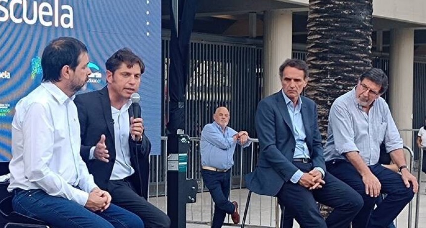 SAN MARTÍN Kicillof participó de la presentación del programa “Volvé a la Escuela”