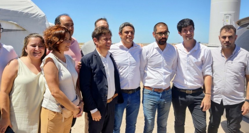 “El gobernador Axel Kicillof Inauguro parque Eolico en Coronel Rosales”