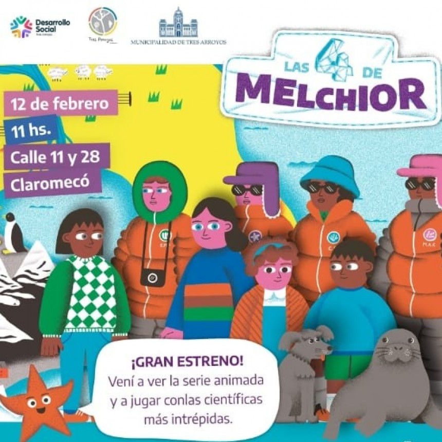 “Las 4 de Melchior” llegan a la Fiesta de la Corvina Negra con propuestas para las niñeces