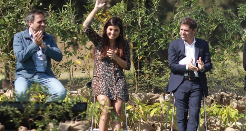Kicillof y Vilar presentaron el programa “Mi Provincia Recicla”.