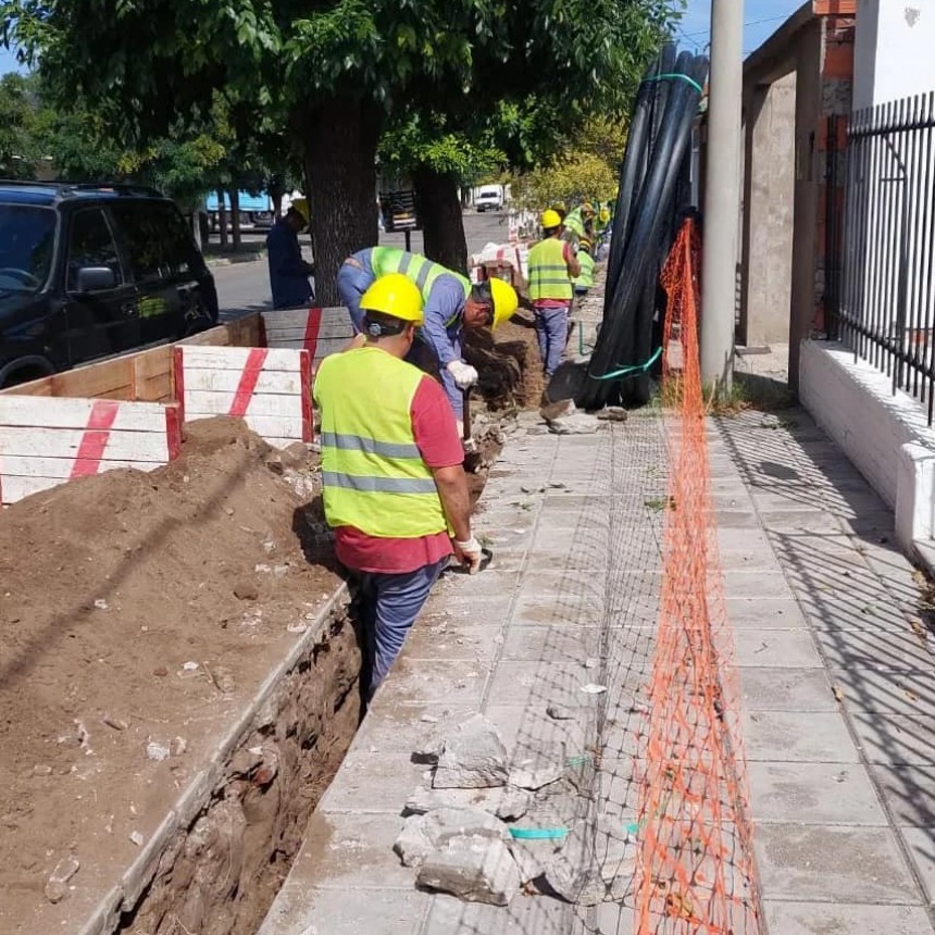  Avanza la obra histórica de Acondicionamiento y Recambio de cañerías en Punta Alta.