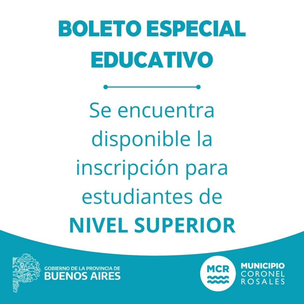 BOLETO ESPECIAL EDUCATIVO