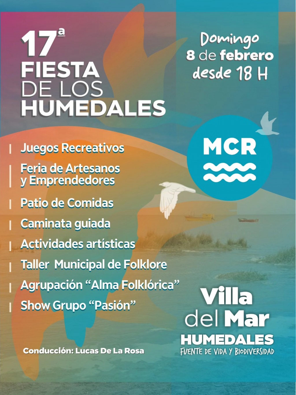 Villa del Mar celebra la 17ª Fiesta de los Humedales 