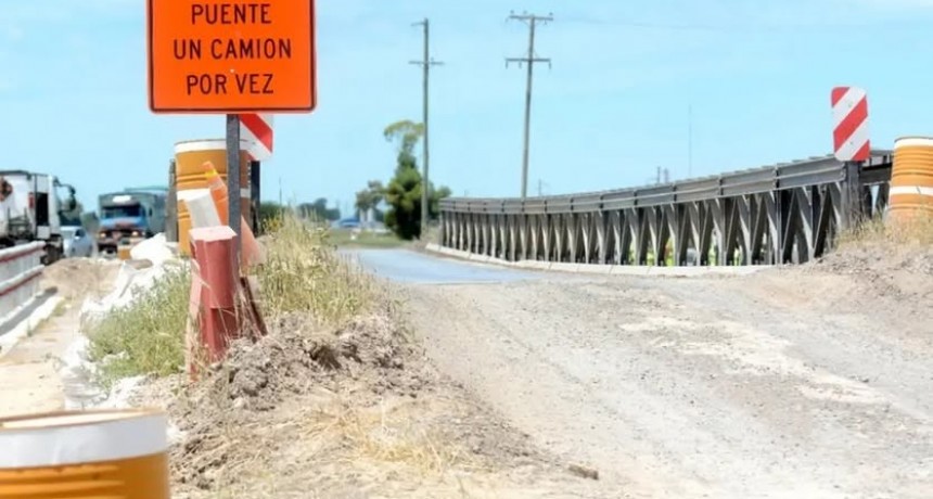 Cortarán el tránsito en uno de los puentes sobre la ruta nacional 3, cerca de Bahía Blanca