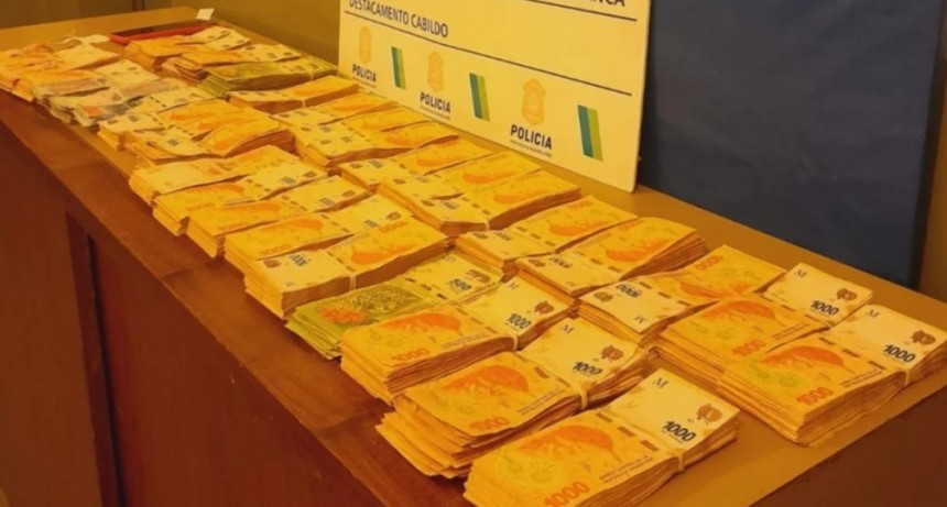 Derivación de un choque fatal: secuestran más de $3 millones