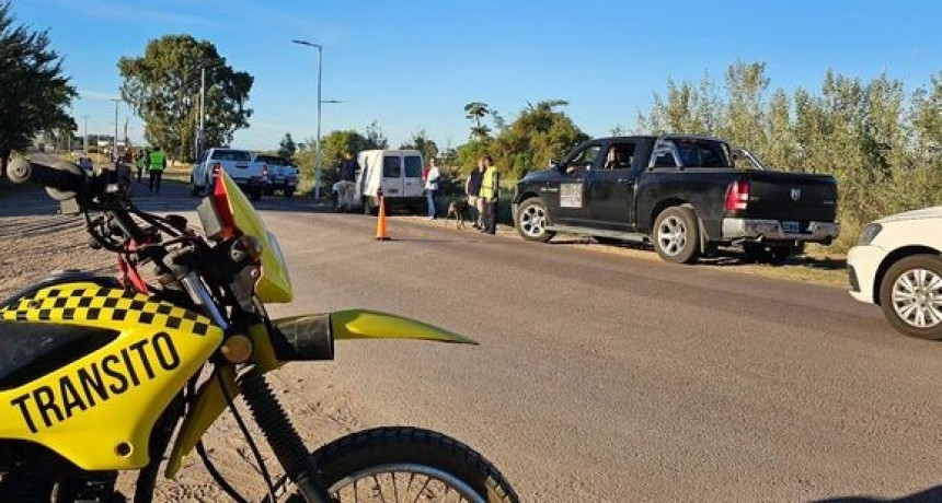 Operativo de Información en la entrada a la ciudad