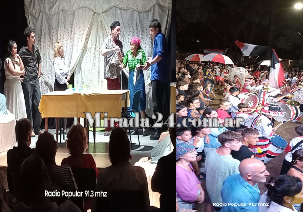 Peatonal Brown despidió el verano con una noche a puro carnaval en Pehuen Co