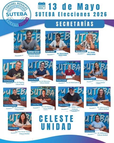 Lista &uacute;nica para elecciones de SUTEBA