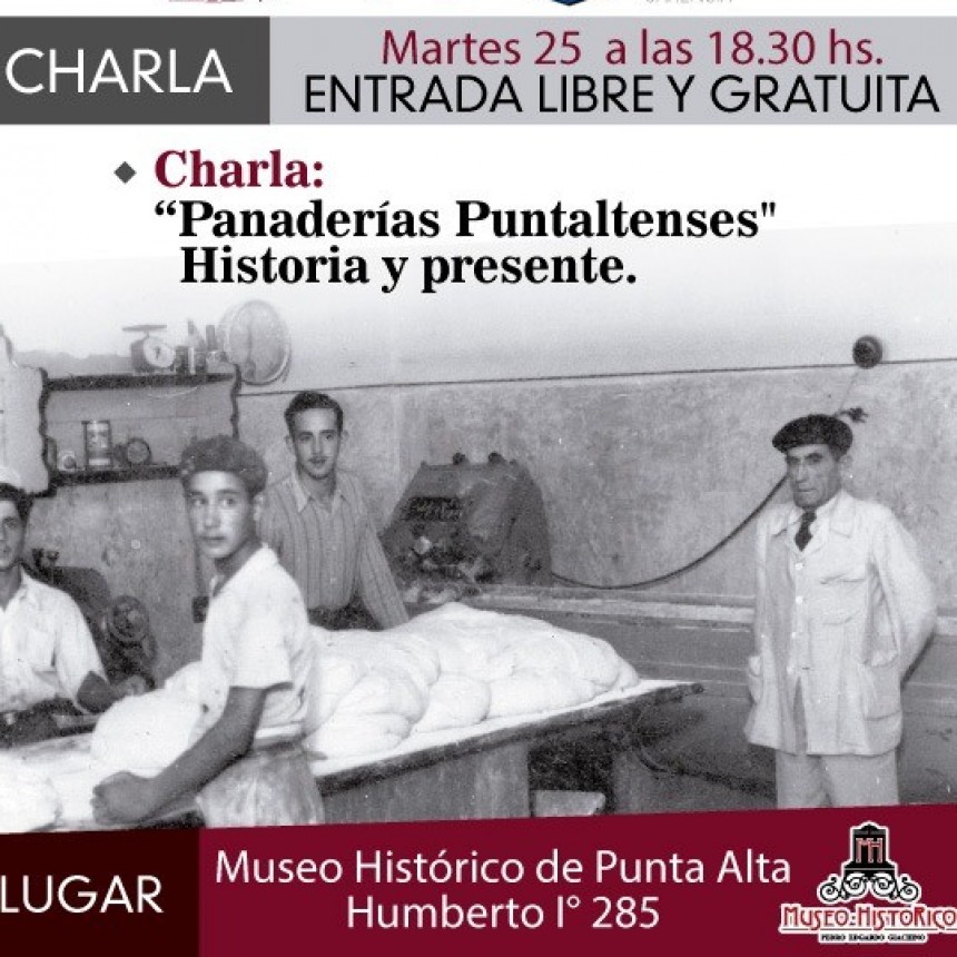Siclo de charlas del Archivo Histórico Municipal de Punta Alta.