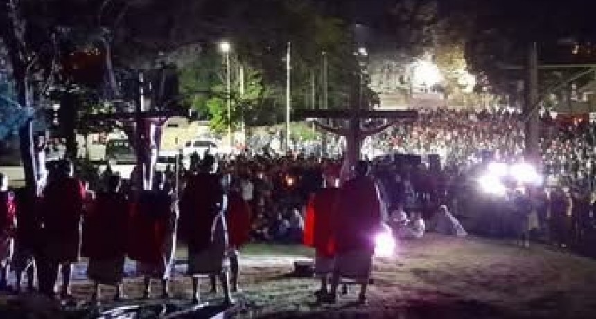 Gran demostración de fe en el tradicional Vía Crucis Viviente de Punta Alta