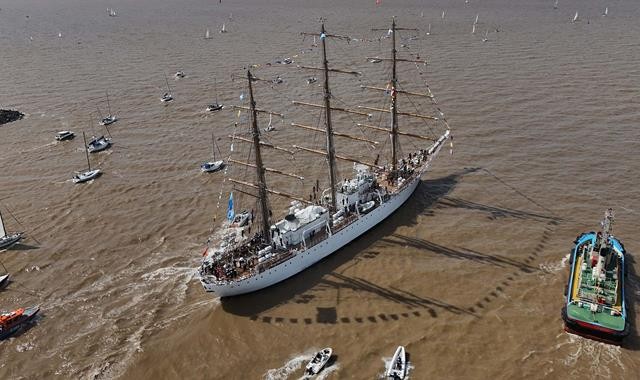 La fragata ARA &ldquo;Libertad&rdquo; dio inicio a un nuevo Viaje de Instrucci&oacute;n