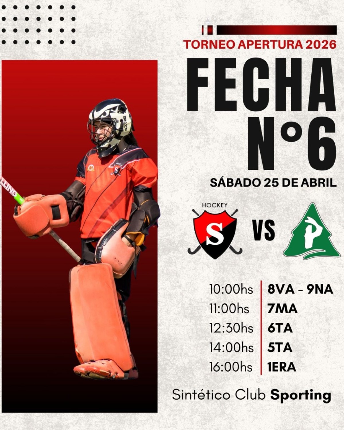 Hockey: Sporting recibe a Palihue en una jornada clave del Apertura