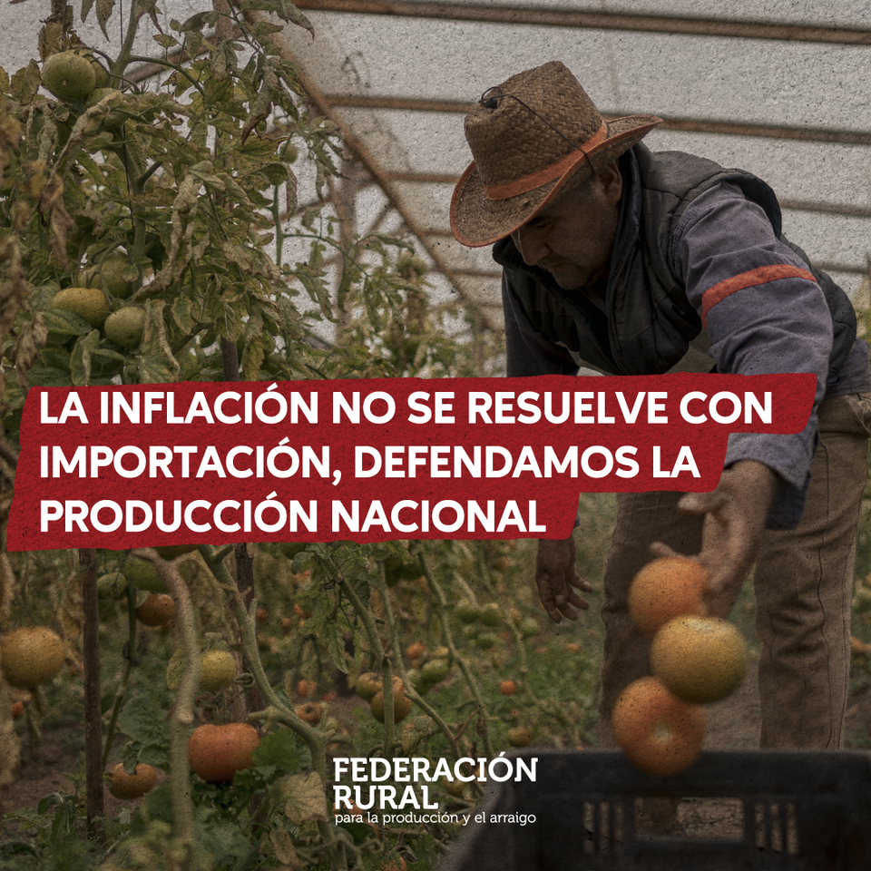 Soberanía Alimentaria es Defensa de la Producción Nacional.