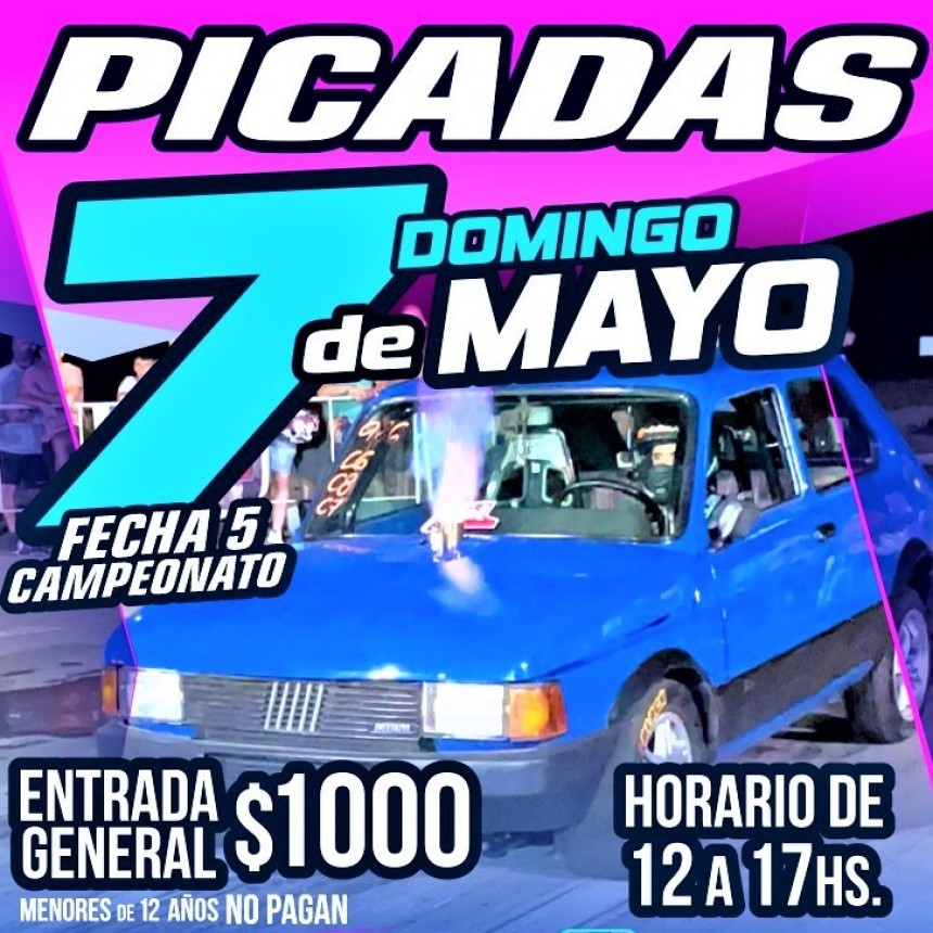 Domingo se corre la anteultima fecha de picadas en Bahía