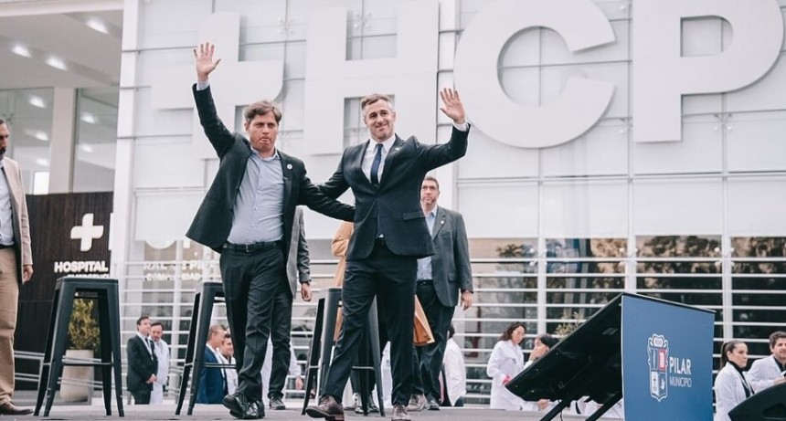 Kicillof y Achaval inauguraron el Hospital Central de Pilar 