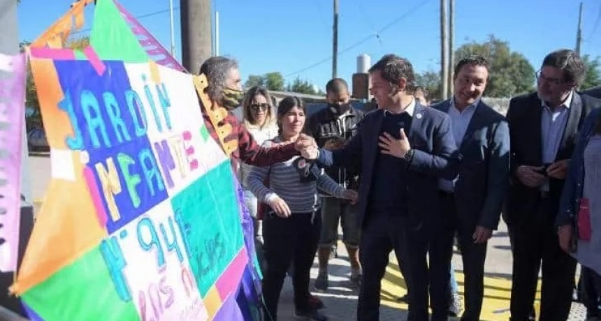 Kicillof inauguró el nuevo edificio de la Escuela de Educación Especial N°502 