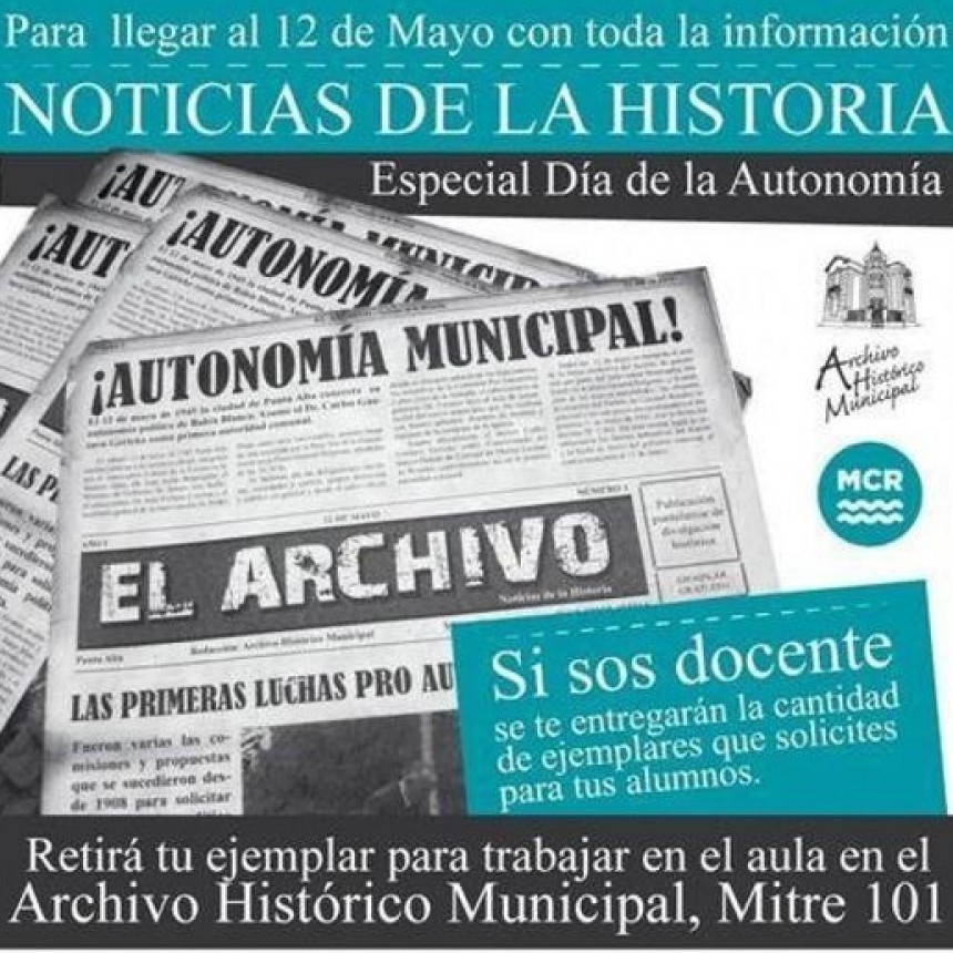 Archivo Histórico Municipal de Punta Alta Especial de la Autonomía