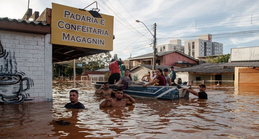 Evacuados en Concordia: llegaron a Argentina las inundaciones en Brasil