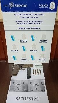 Allanamiento positivo en Punta Alta por amenazas agravadas