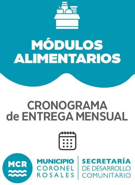 Cronograma de entrega de modulos Alimentarios