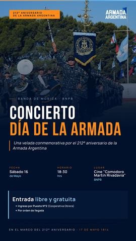 Concierto D&iacute;a de la Armada Argentina
