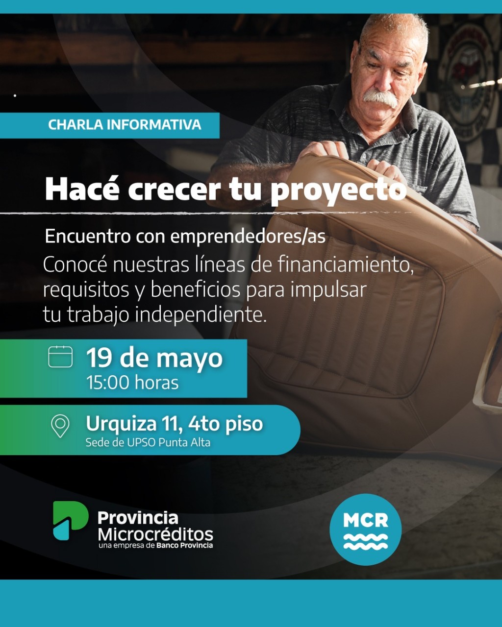 Charla sobre microcr&eacute;ditos para emprendedores en Punta Alta