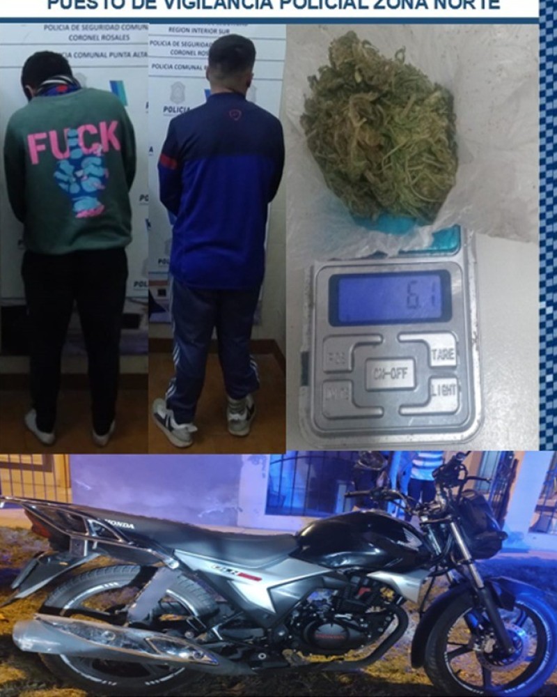 Dos aprehendidos por intento de hurto de motoveh&iacute;culo: ten&iacute;an pedidos de captura activos