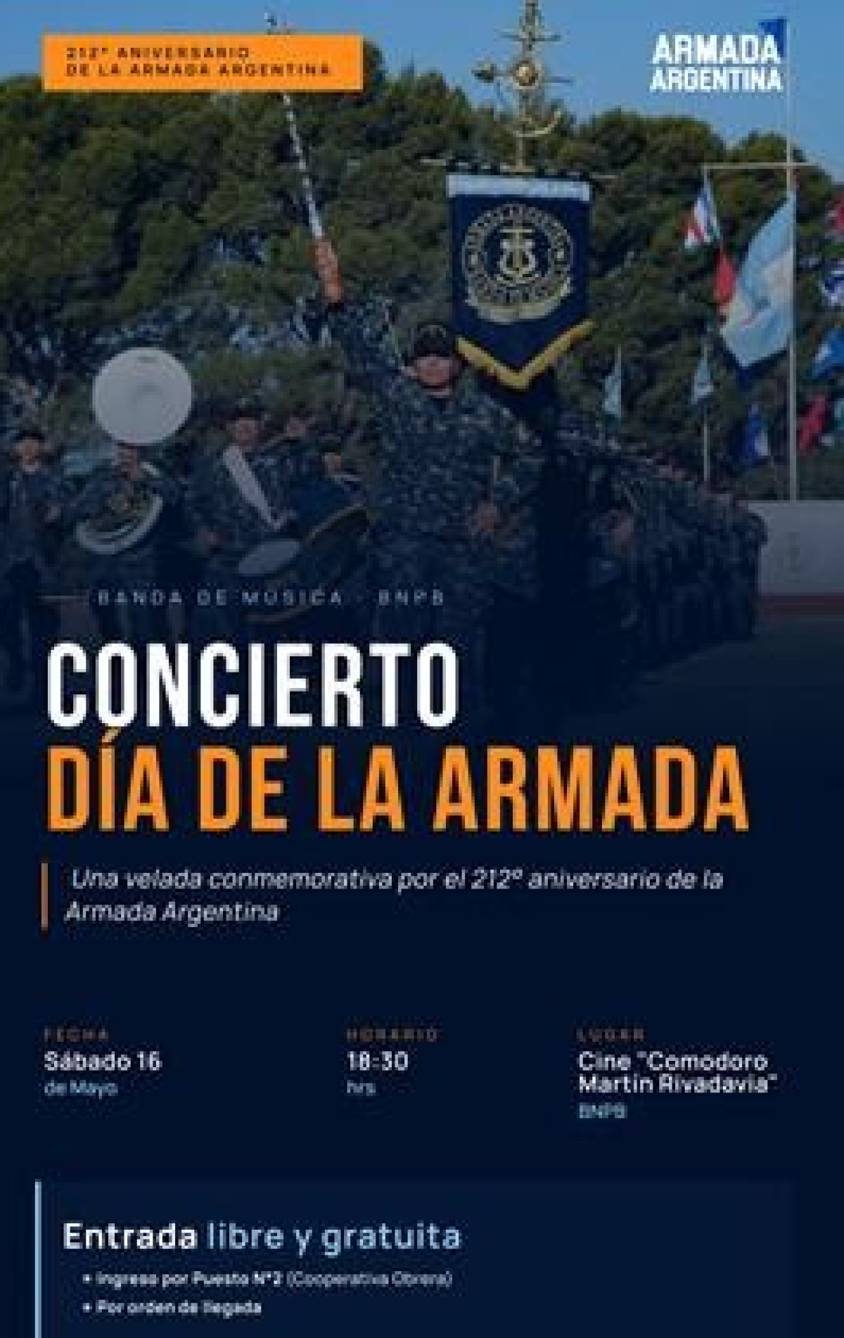 Concierto D&iacute;a de la Armada Argentina