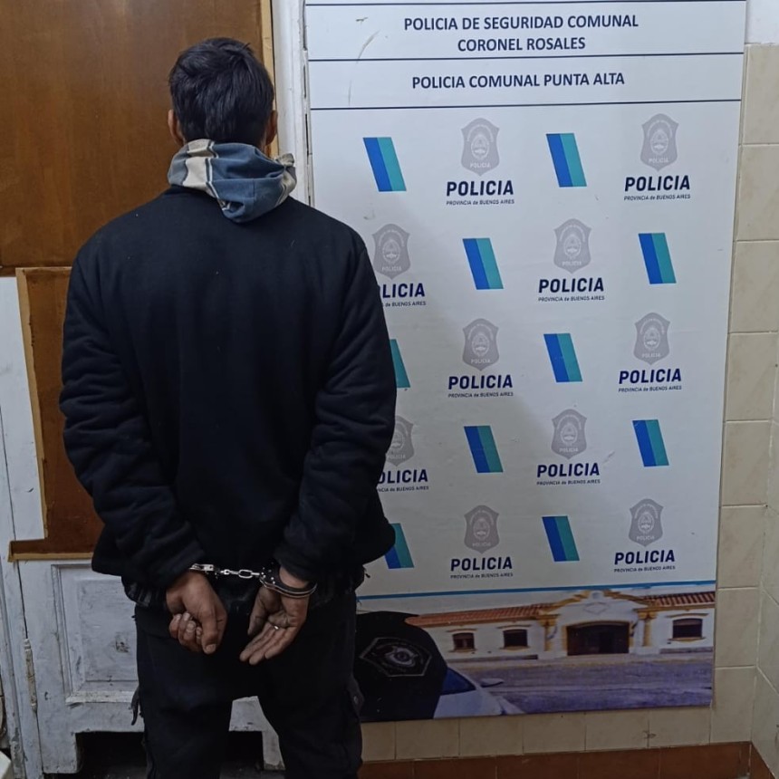 Detenido por captura activa en Punta Alta