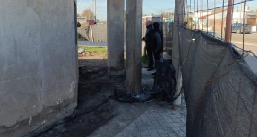 Avanza la construcción del nuevo edificio para el Destacamento Policial de Zona Sur 