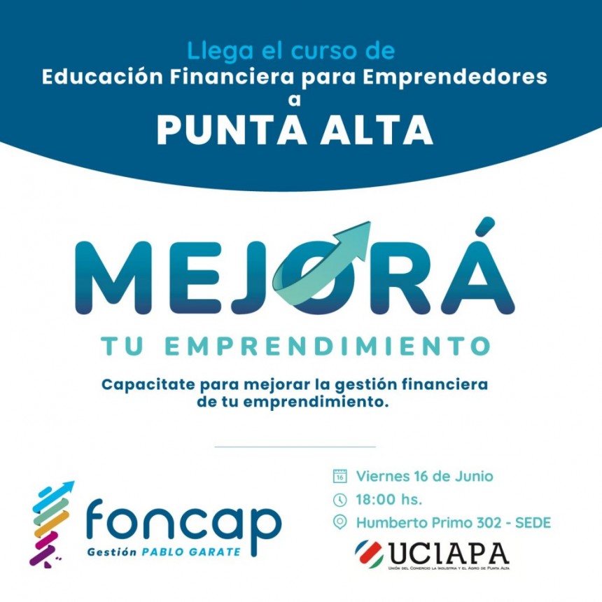 “Mejorá tú emprendimiento”