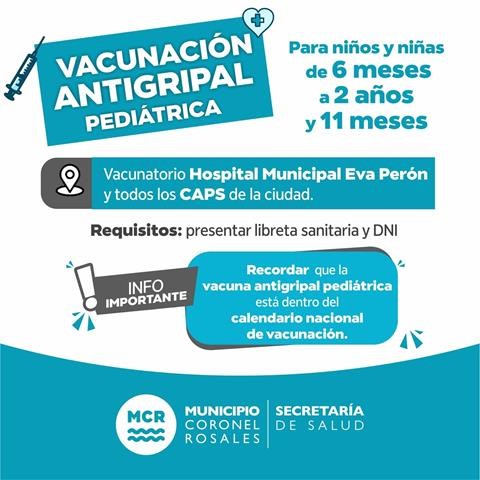 Campaña de Vacunación antigripal pediátrica