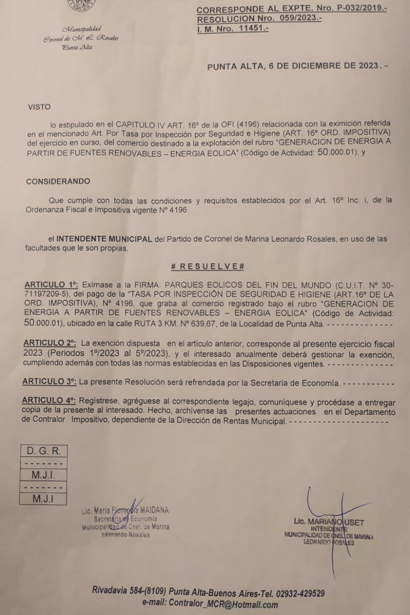 Importante Perjuicio Económico de cientos de millones para todo Cnel. Rosales!!!