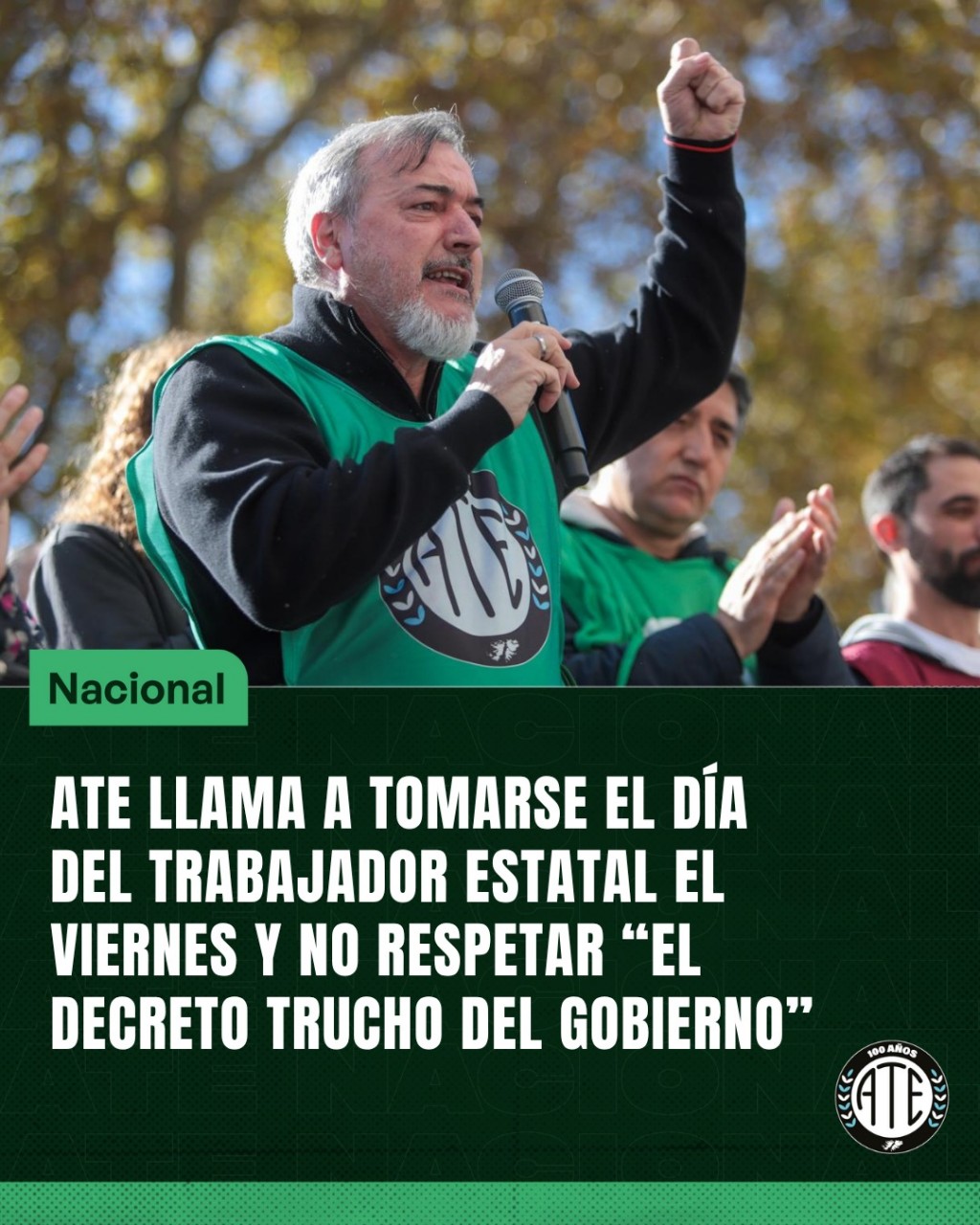 La Justicia suspendió la eliminación del Día del Trabajador Estatal y ATE celebró la medida con un exabrupto