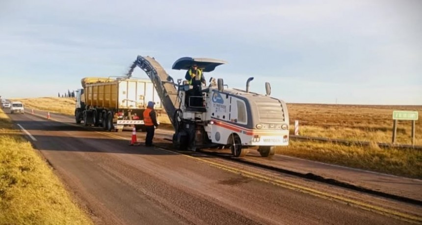 Ruta Nacional 3: continúan los trabajos en cercanías de Monte Hermoso y Pehuen Co