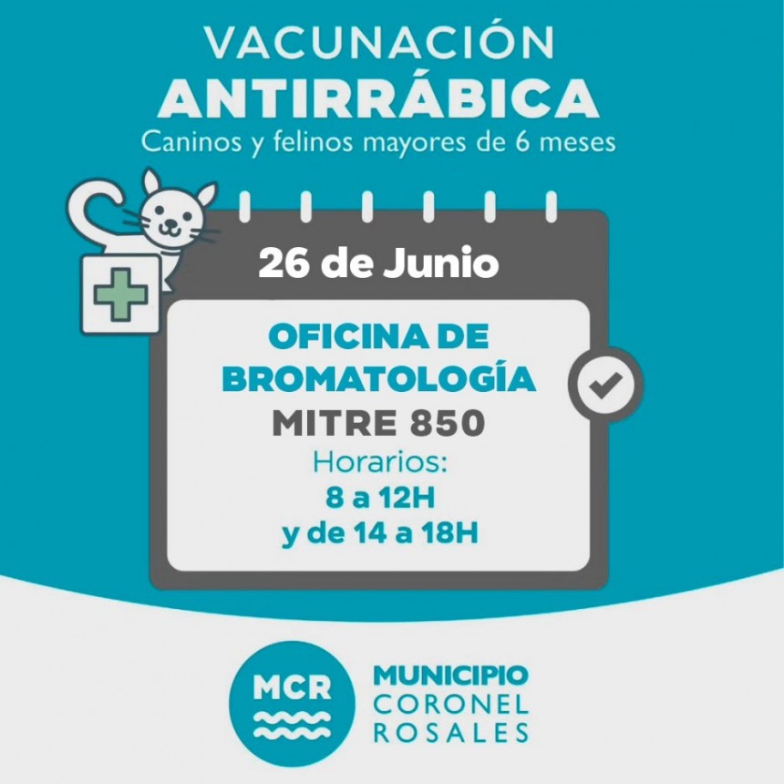 Jornada de Vacunación a Mascotas