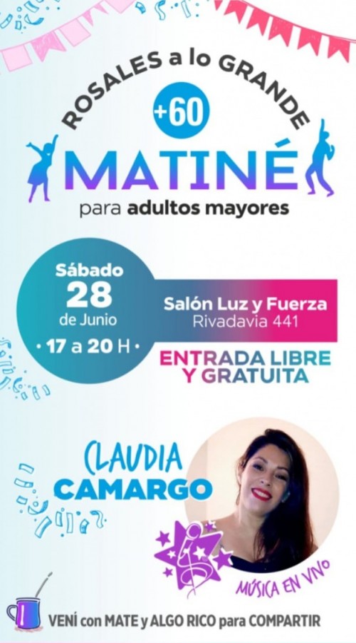 Agenda: Nueva edición de la Matiné +60