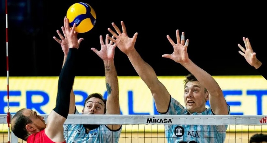 Argentina venció a Serbia 3 a 1 en la primera fecha del tercer week de la VNL