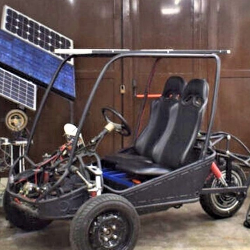 Ingenieros de Olavarría crean el primer auto argentino que se recarga con energía solar 