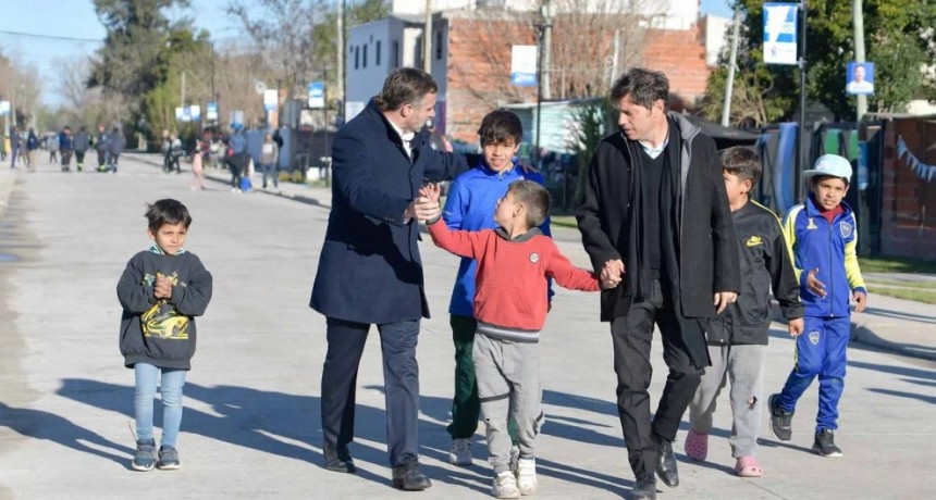 PILAR : Kicillof y Achával inauguraron el entubamiento del canal Agusto