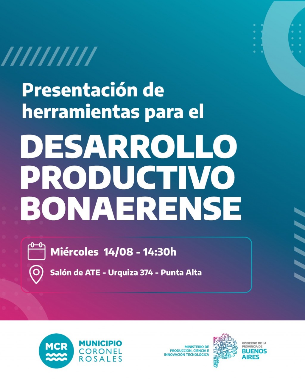 Presentación de Herramientas para el Desarrollo Productivo Bonaerense