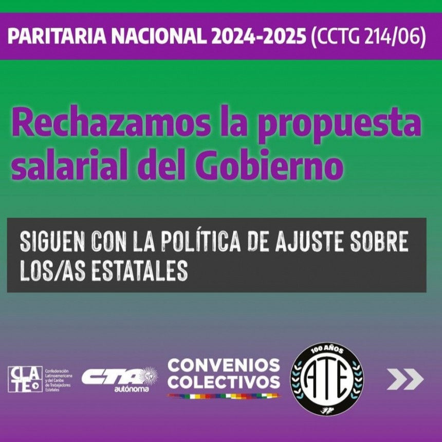 Grave situación Salarial en trabajadores del estado