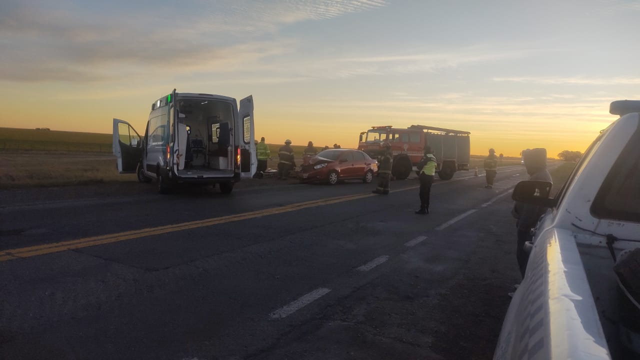 Accidente Vial en Ruta 3 con heridos