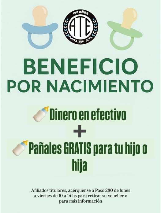 Ate: Beneficios por Nacimiento