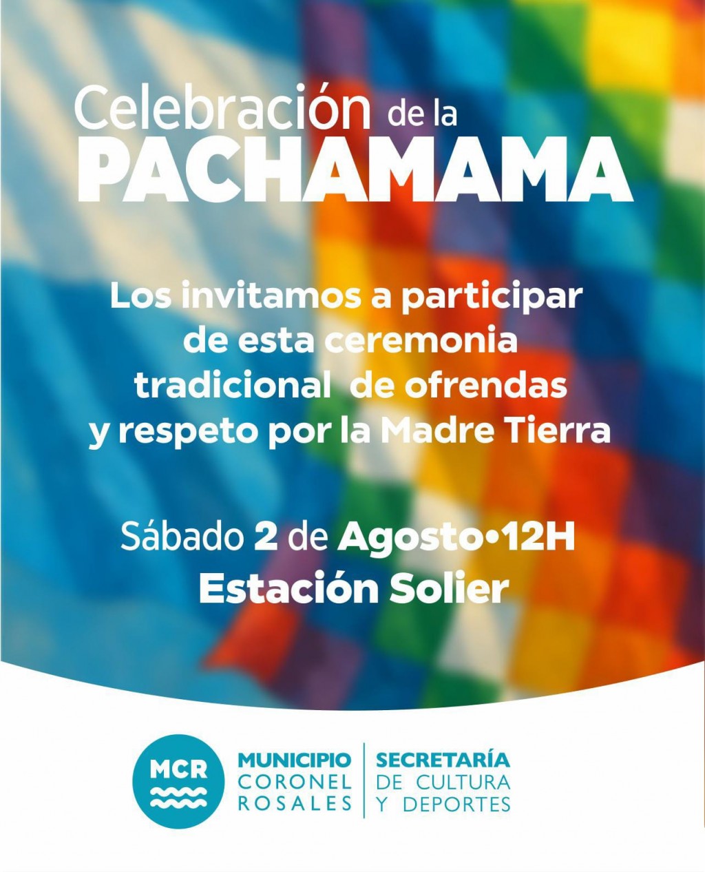 CELEBRACIÓN DE LA PACHAMAMA EN ESTACIÓN SOLIER